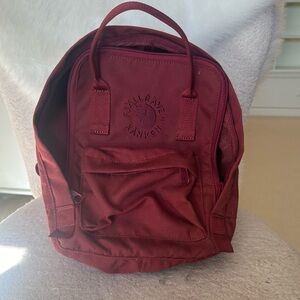 Red Fjallraven Re-Kanken Mini Backpack